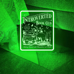 Introverted Book Club Laser Sign