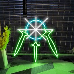 Swords of Revealing Light Neon Sign