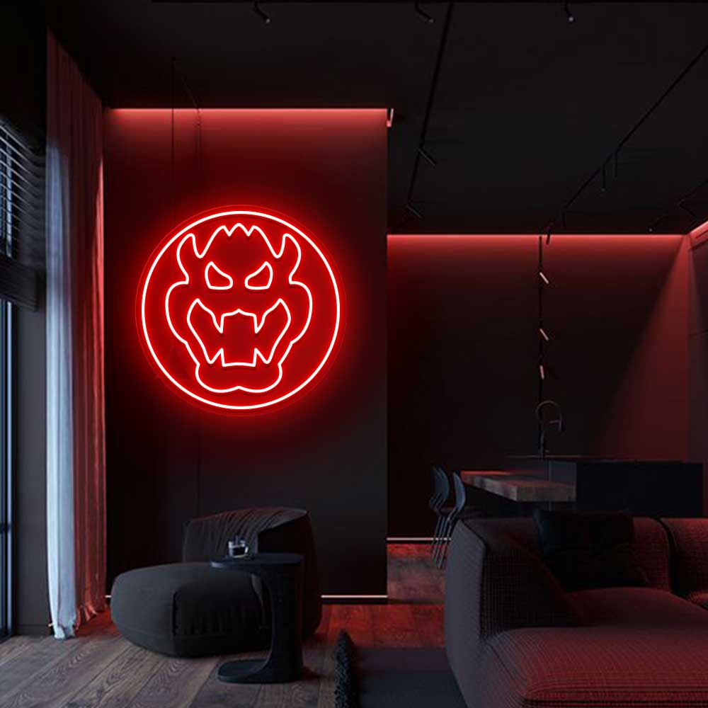 Mario Bowser Neon Led Sign