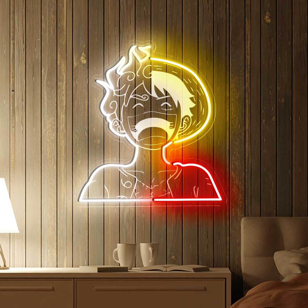 Monkey D. Luffy Card Laser Sign