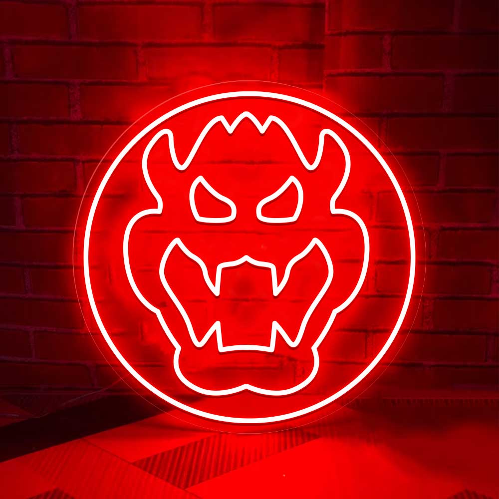 Mario Bowser Neon Led Sign