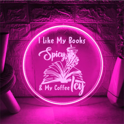 I Like My Books Laser Sign