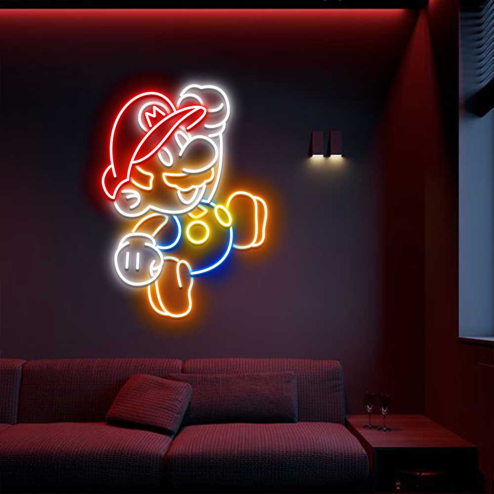 Mario Bros Neon Led Sign