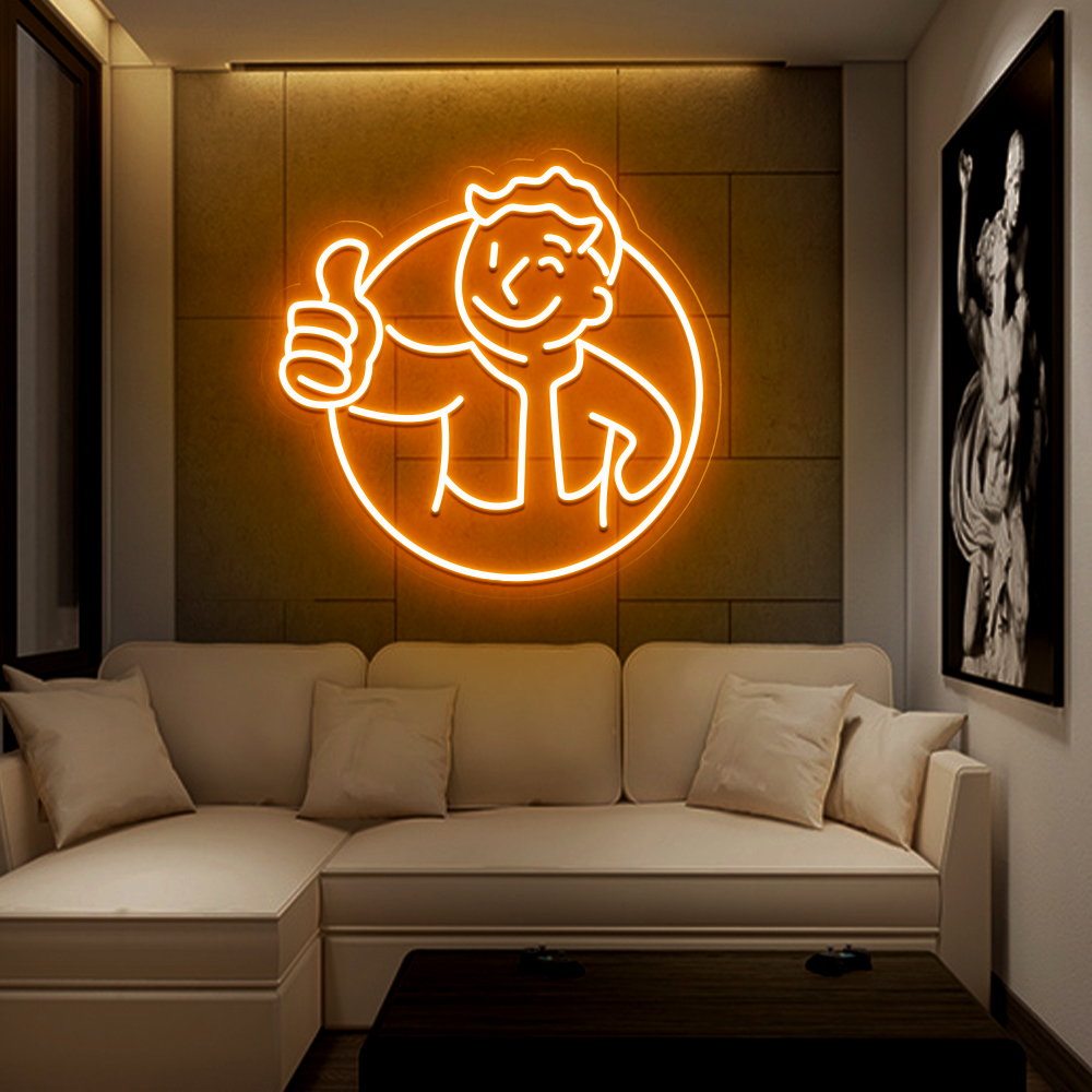 Vault Boy Neon Sign