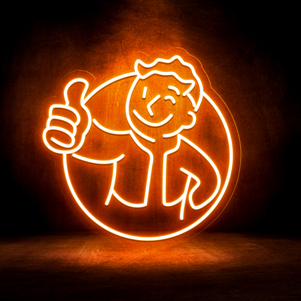 Vault Boy Neon Sign