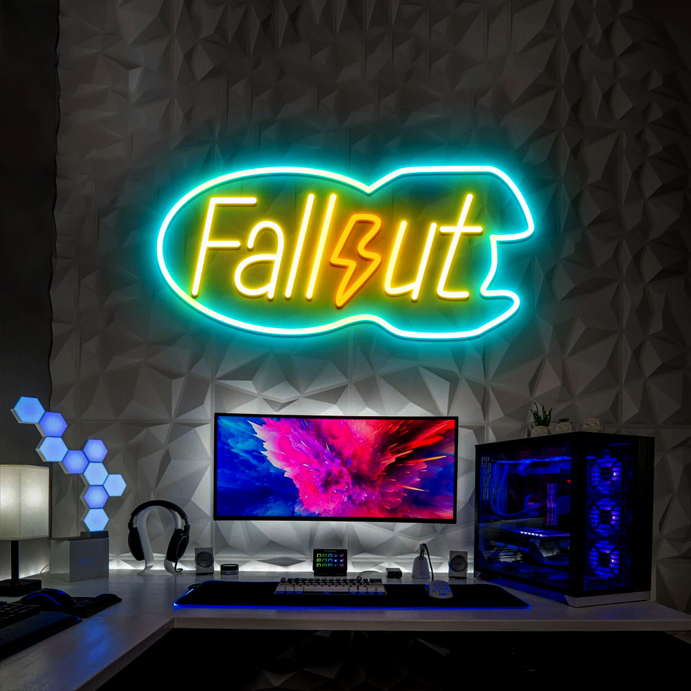 Fallout Logo Neon Sign