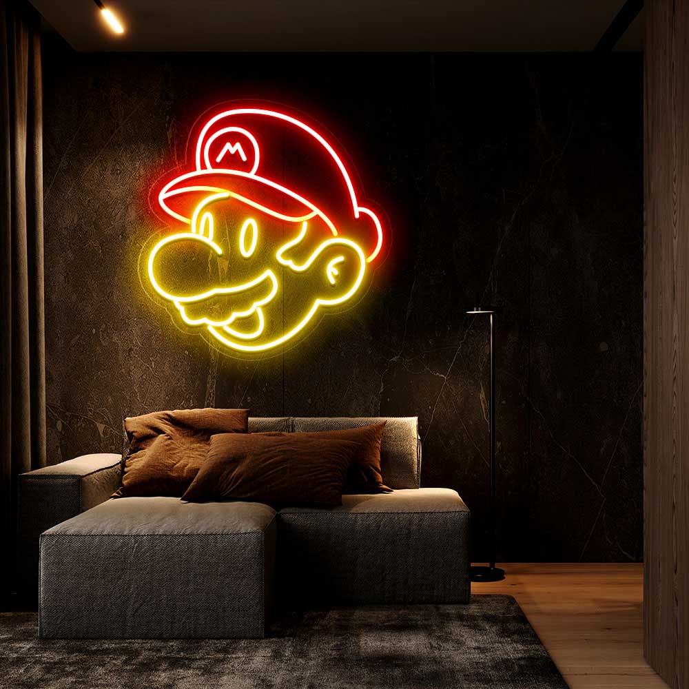 Super Mario Bros Neon Led Sign