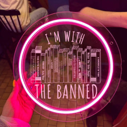 I'm With The Banned Laser Sign