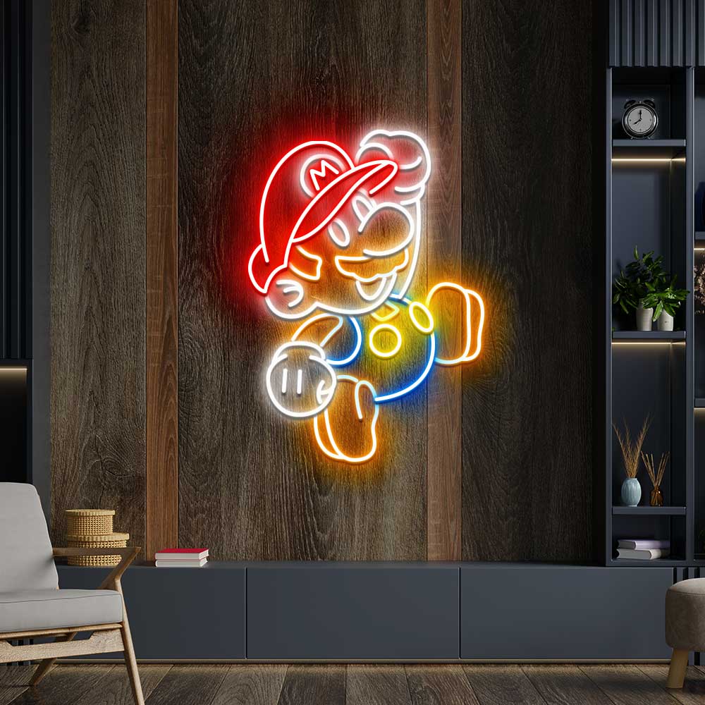 Mario Bros Neon Led Sign