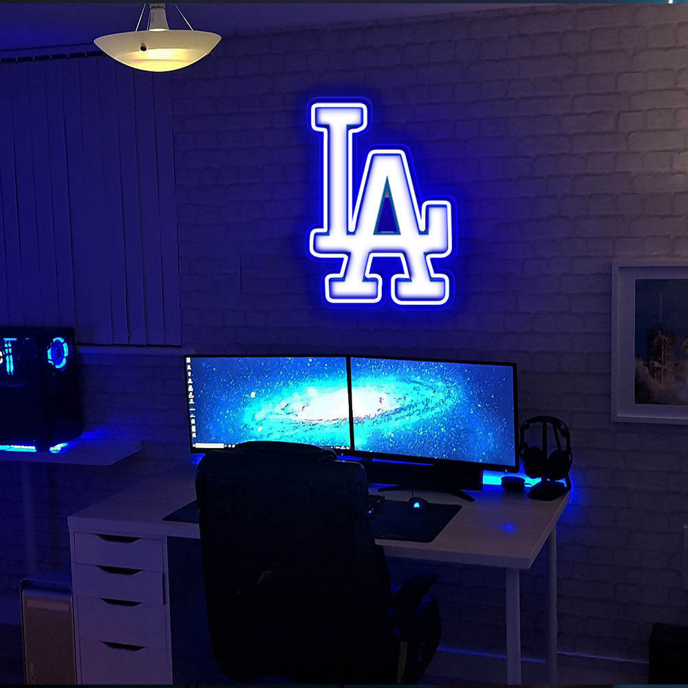 Baseball Los Angeles Dodgers Laser Sign