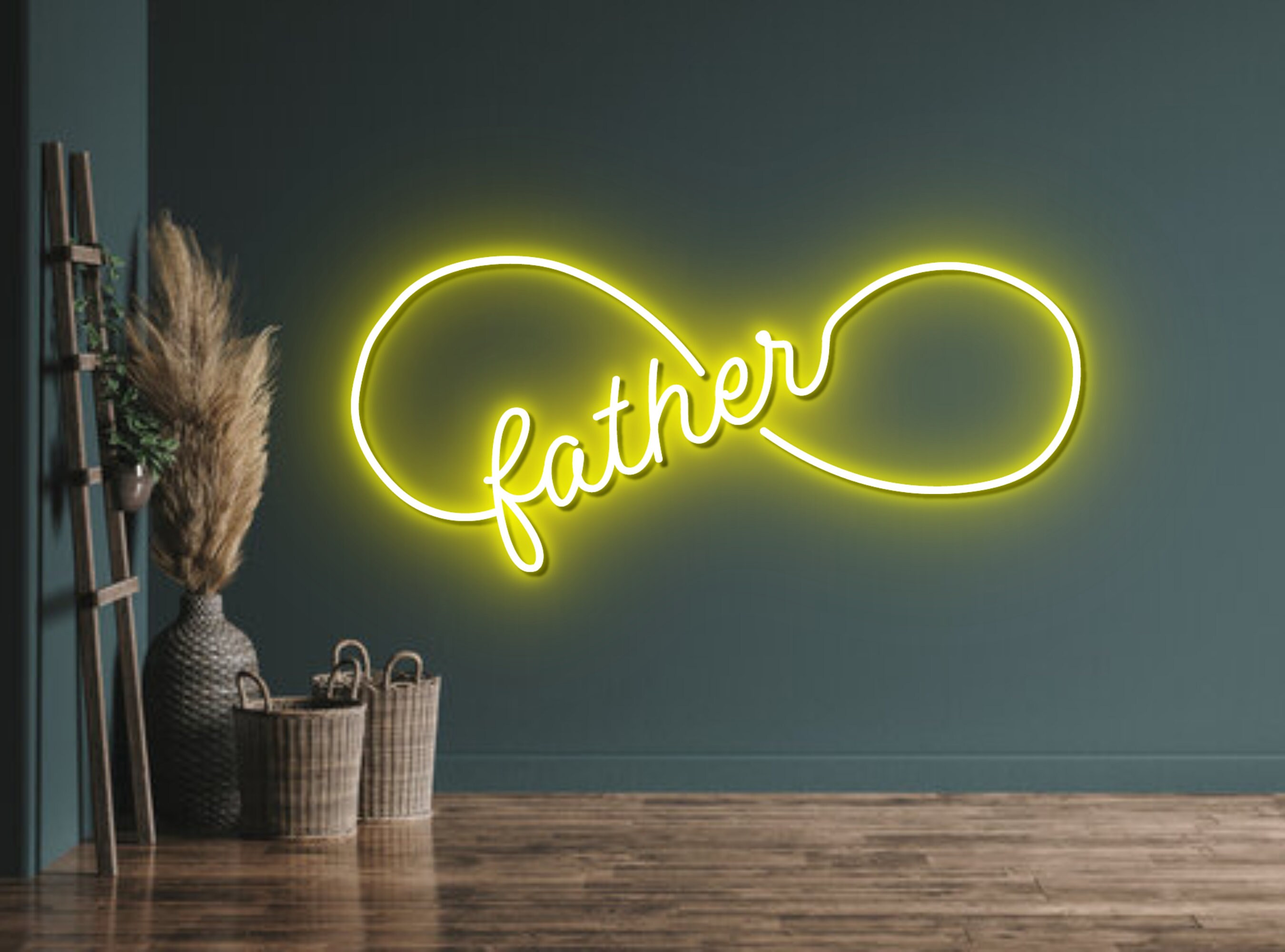 Father Neon Sign Father Day Idea