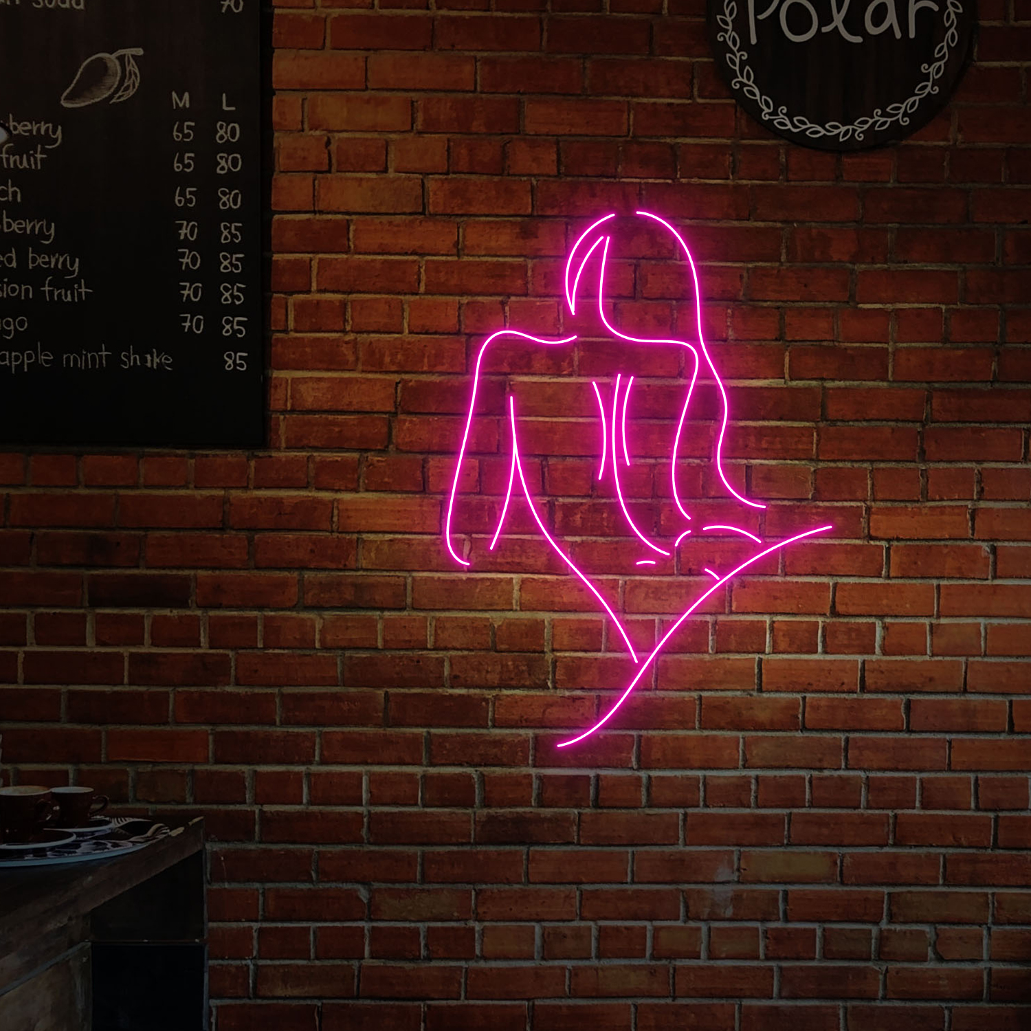 Beautiful Woman Body Neon LED Sign Line Art Wall Decor