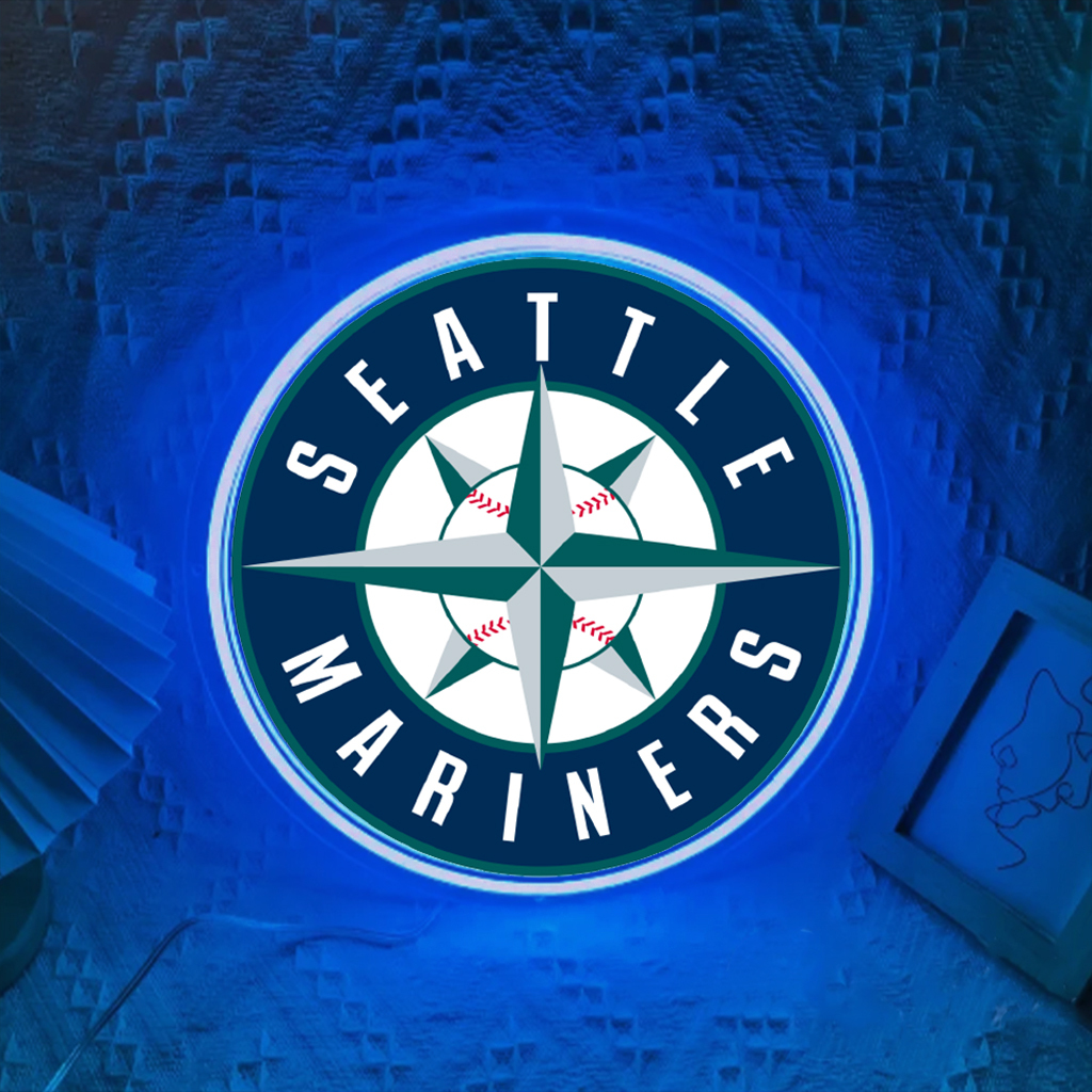 Seattle Mariners Baseball UV Sign