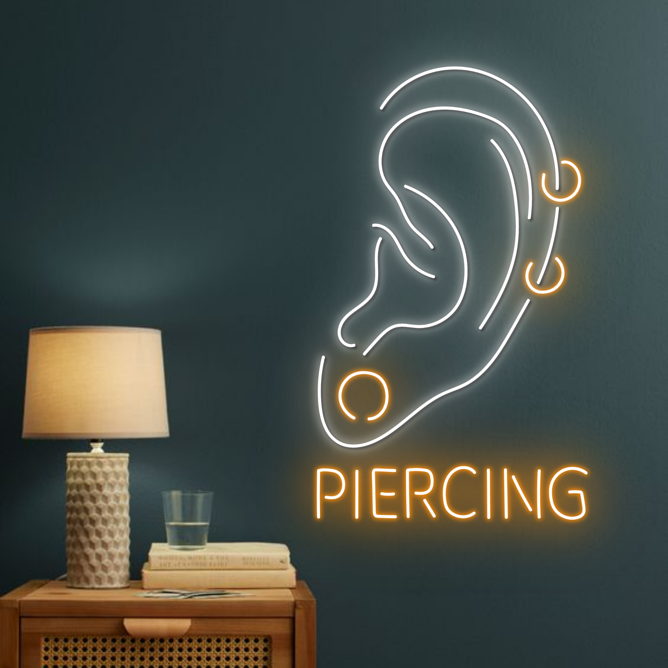 Piercing Neon Sign Piercing Store Decor