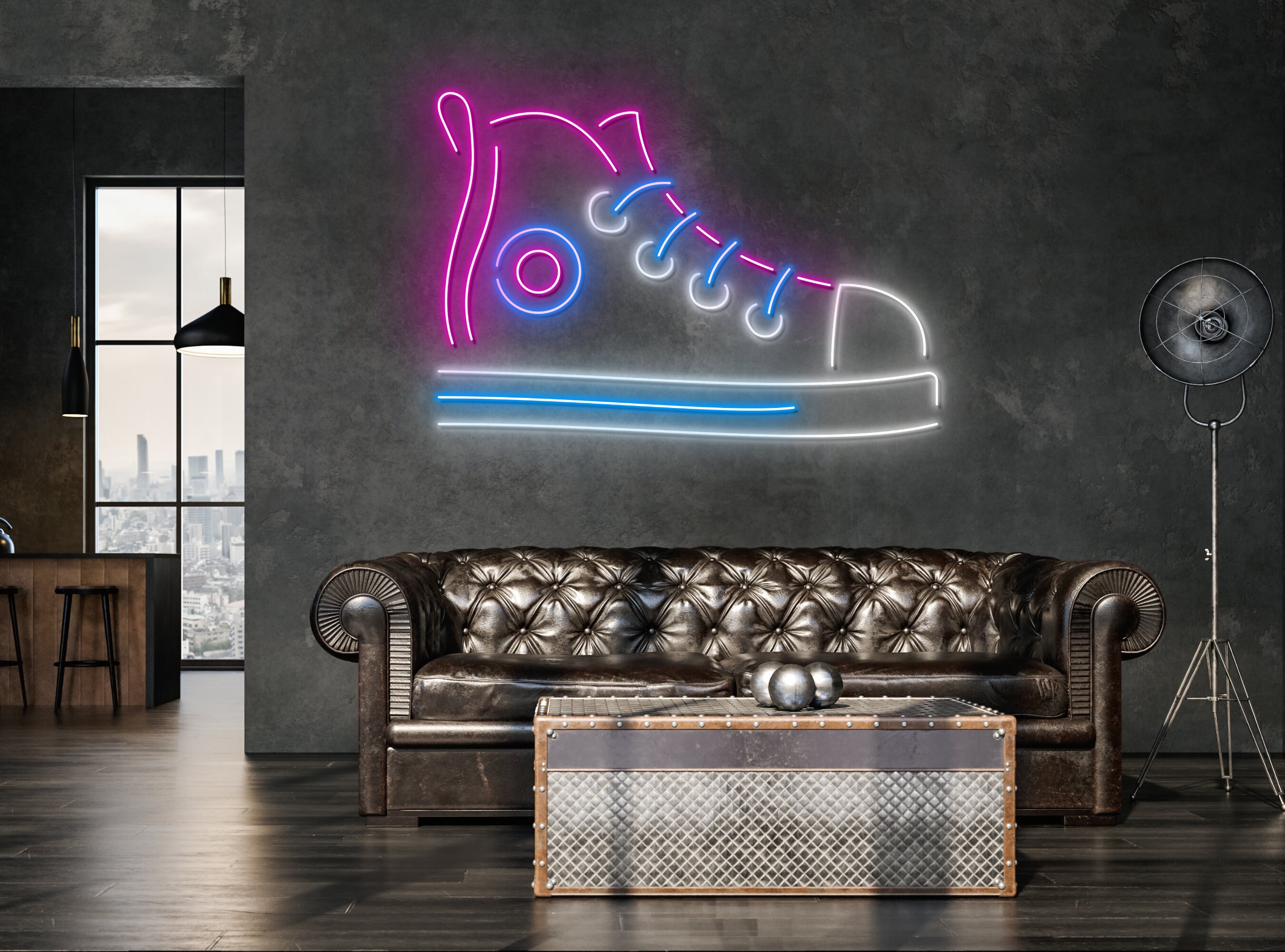 Shoes Neon Sign Personalized Wall Decor