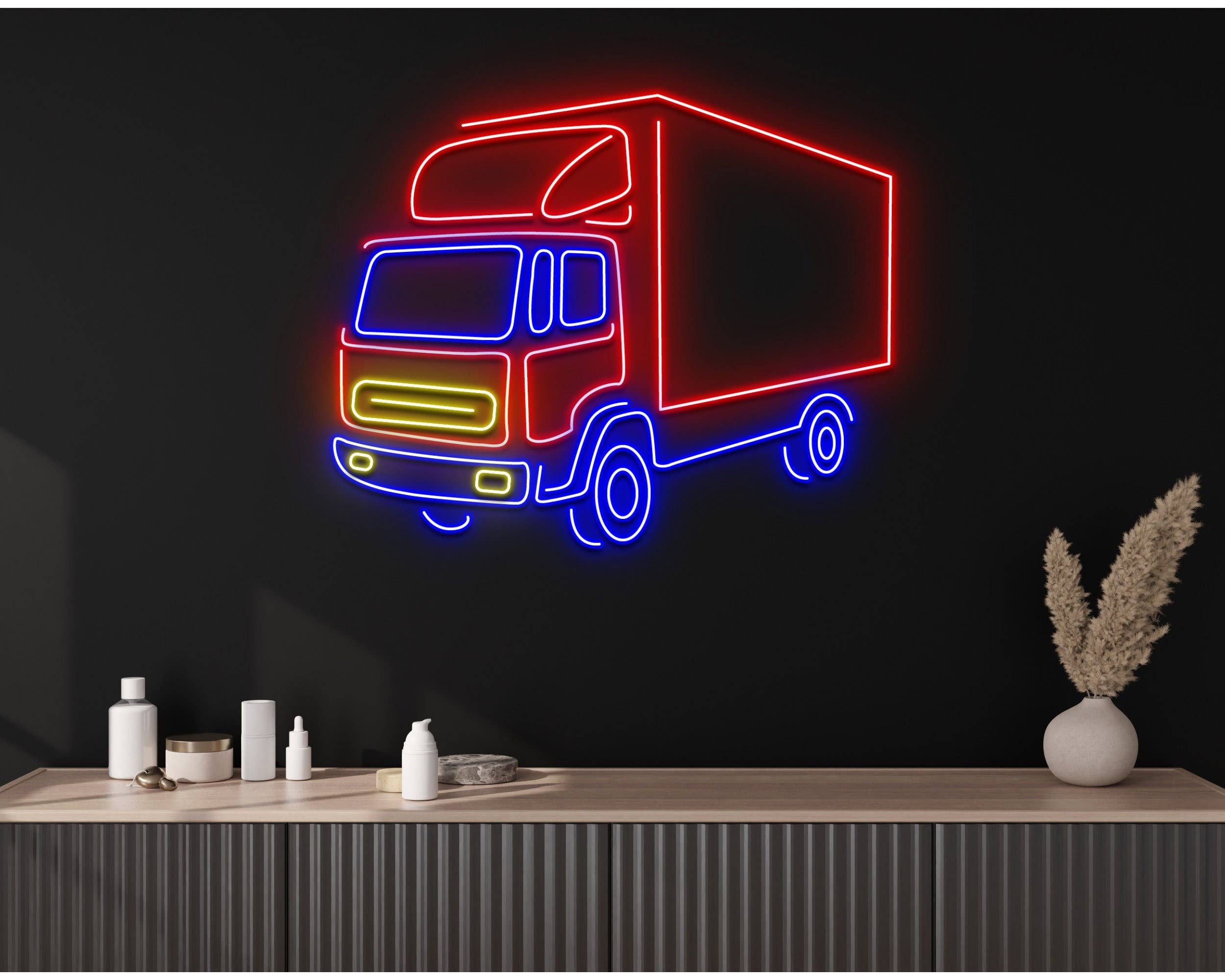 Delivery Truck Neon Sign