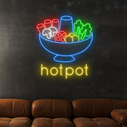 Hotpot Neon Sign Restaurant Wall Art Decor