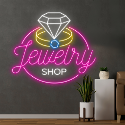 Jewelry Shop Neon Sign Jewelry Shop Store Decor Signboard