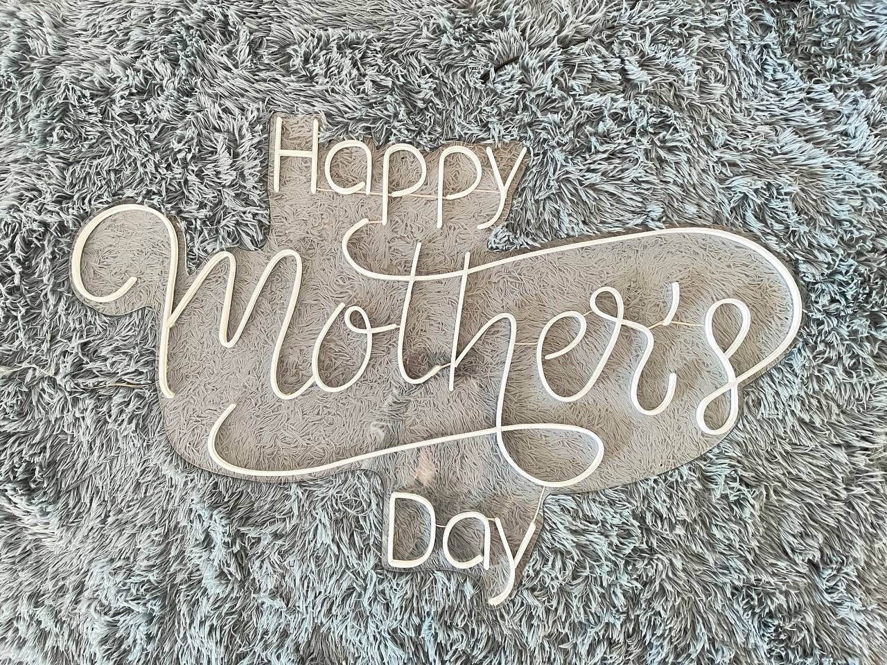 Happy Mother's Day Neon Sign Wall Decoration Gift