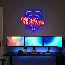 Philadelphia Phillies Baseball Neon Sign