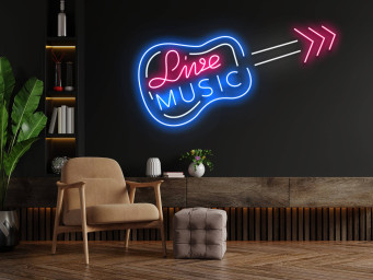 Live Music Studio Neon Signs Studio Coffee Live Music Decor