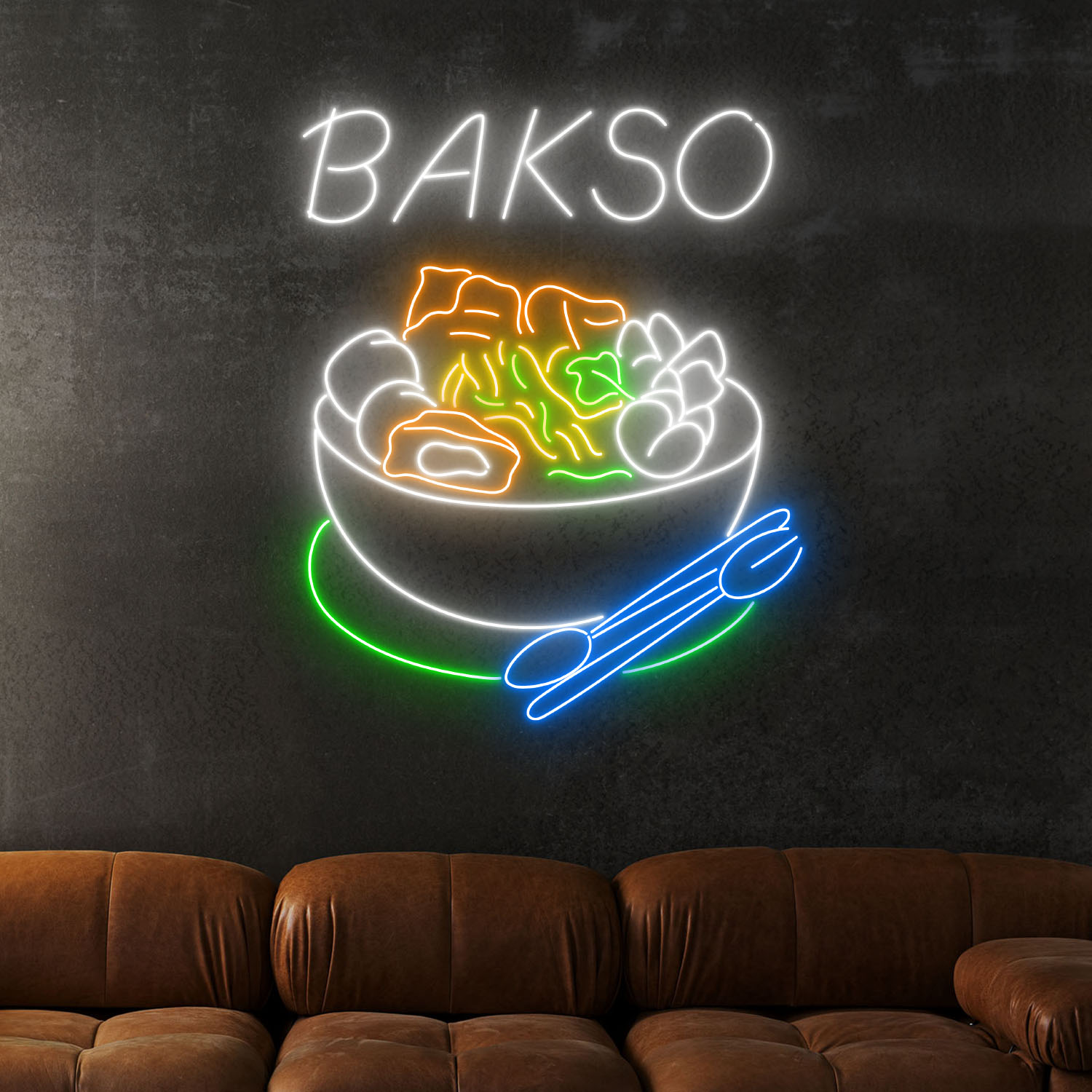 Bakso Indonesian Food Neon Sign