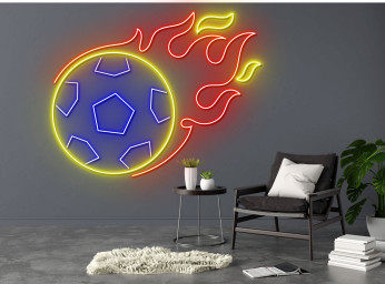 Fire Ball Neon Sign