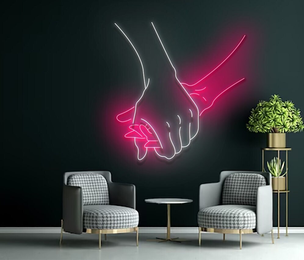 Hand In Hand Neon Signs