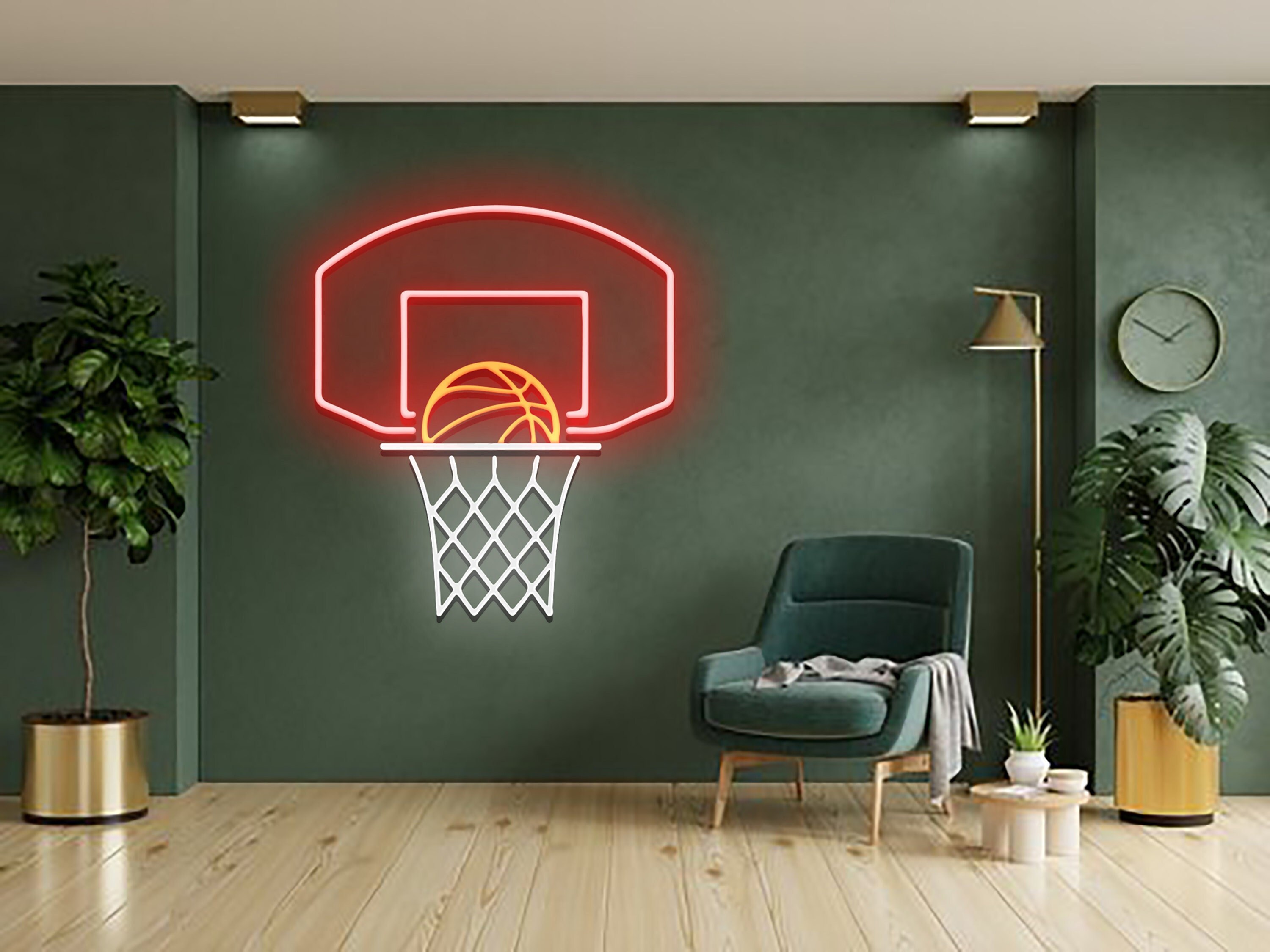 Basketball Ball Neon Sign Wall Decoration