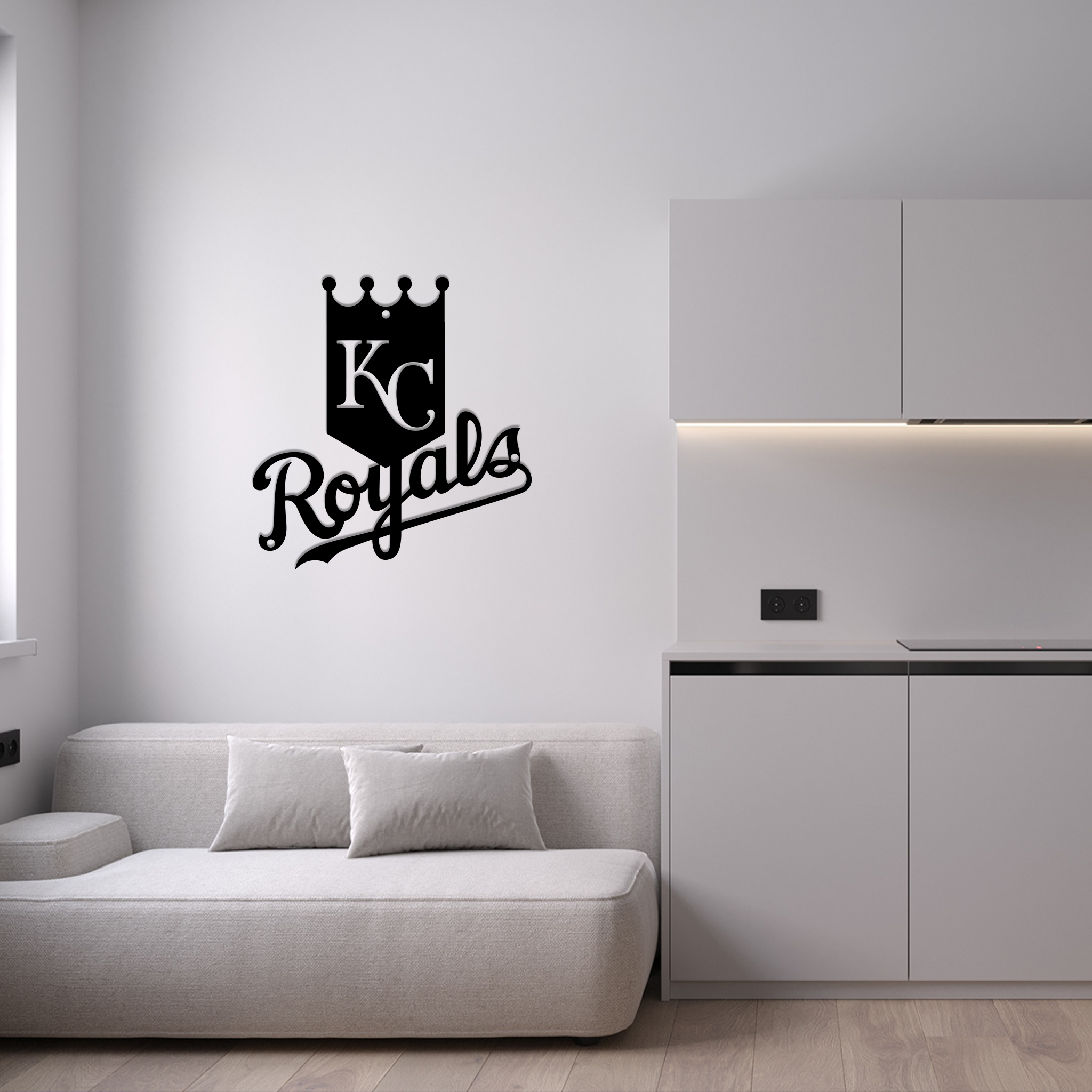 Kansas City Royals Baseball Metal Sign