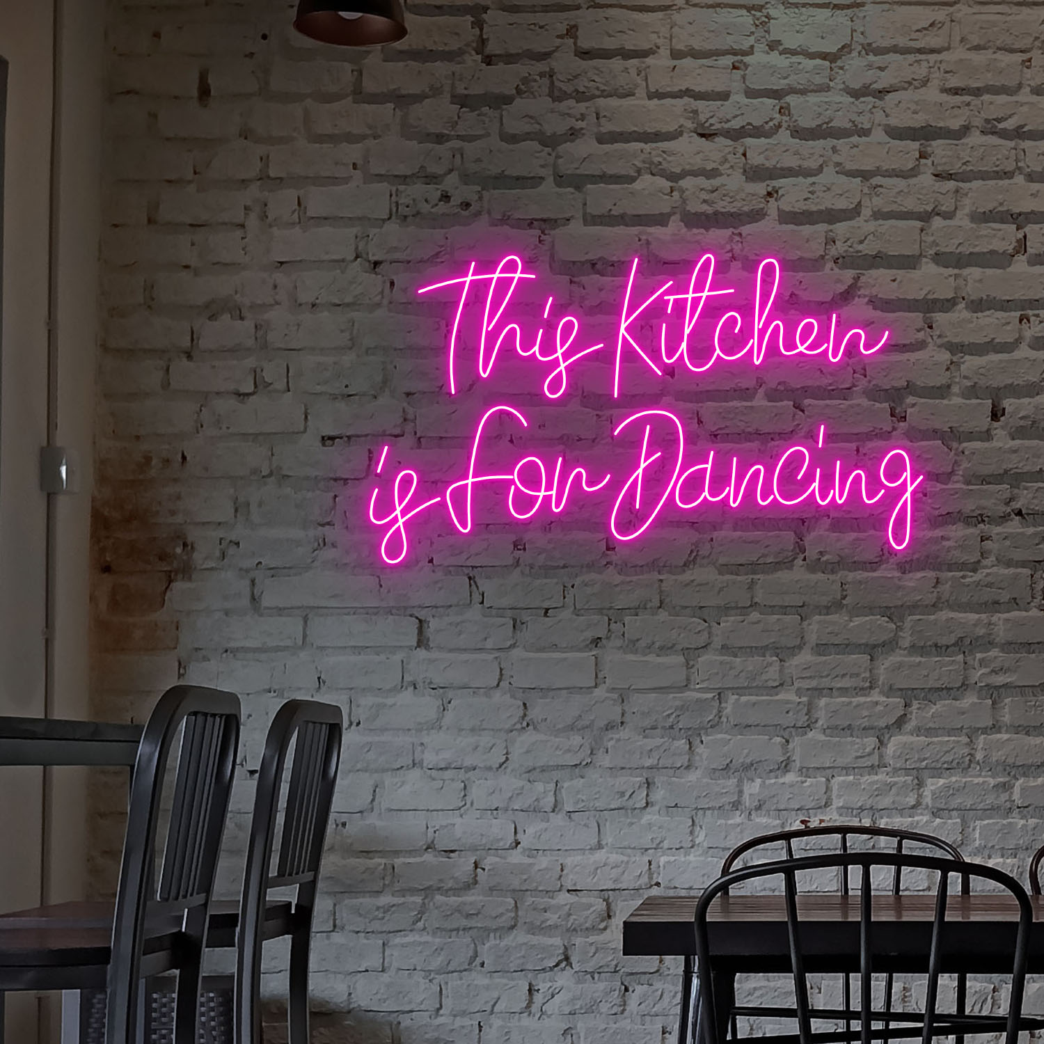 This Kitchen Is For Dancing Neon Sign