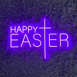 Happy Easter Neon Sign Holiday Decor