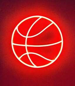 Basketball Ball Neon Sign Basketball Ball