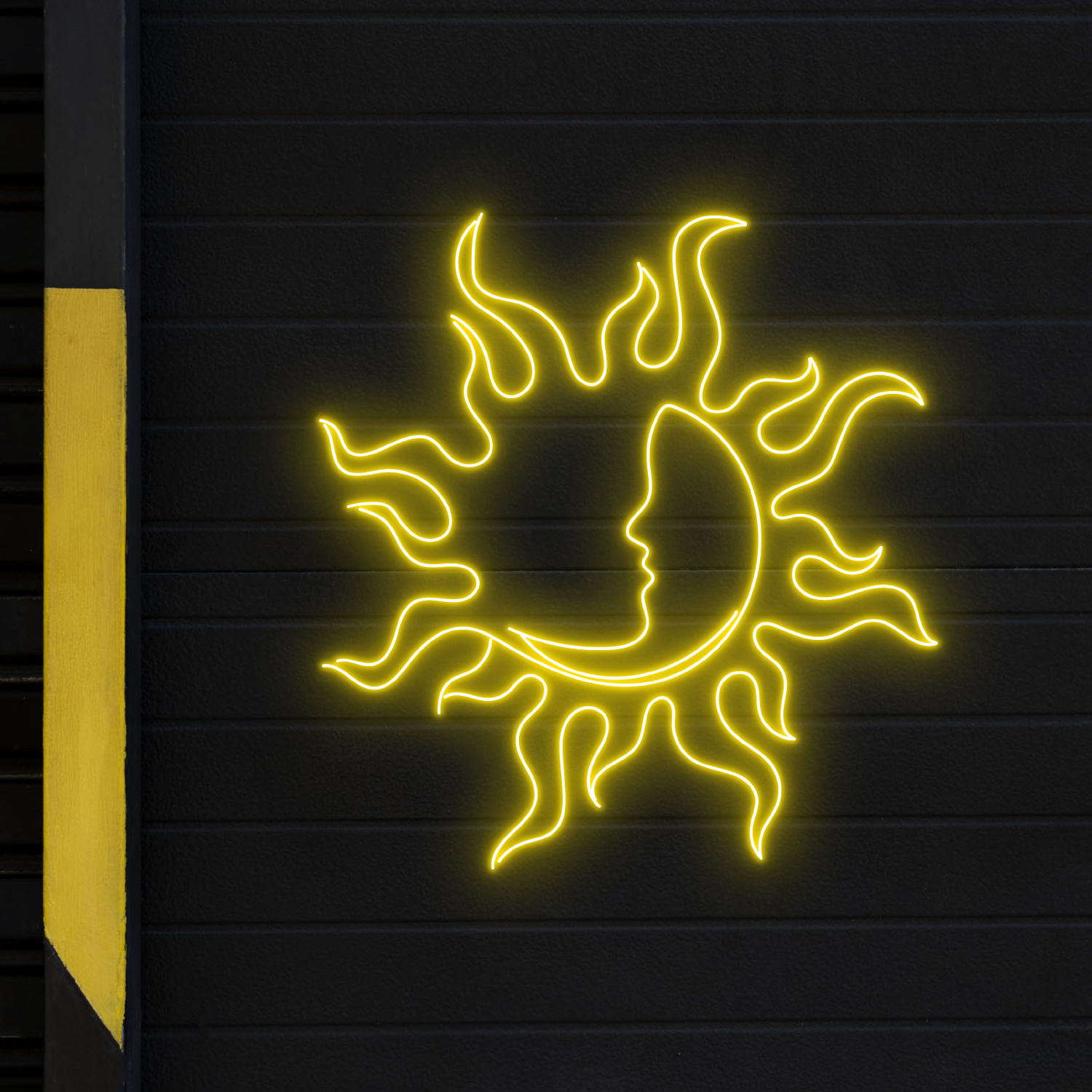 Sun And Moon Neon LED Sign Wall Art Home Decor