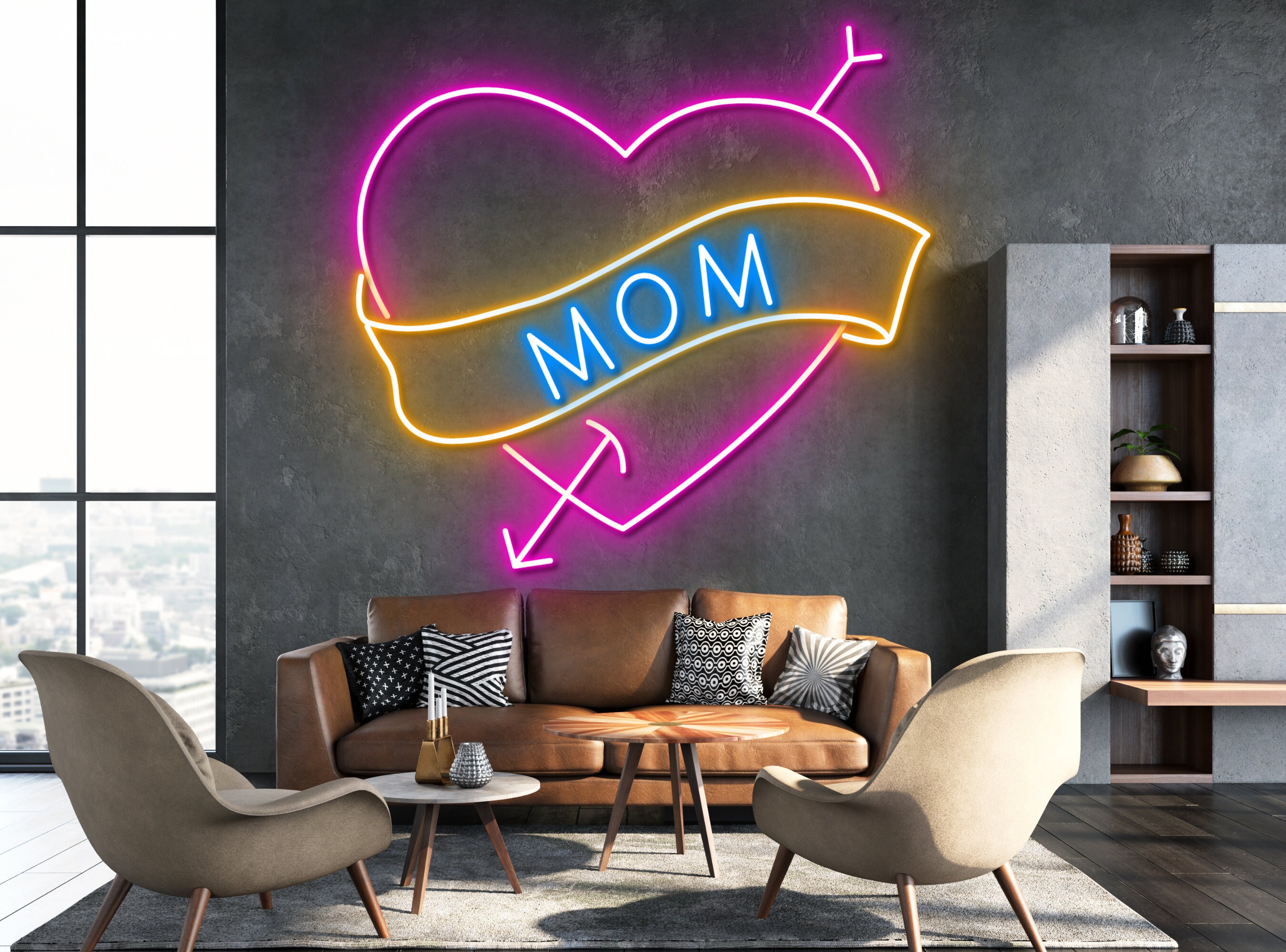 Wall Art Decor Mom Day Neon Sign