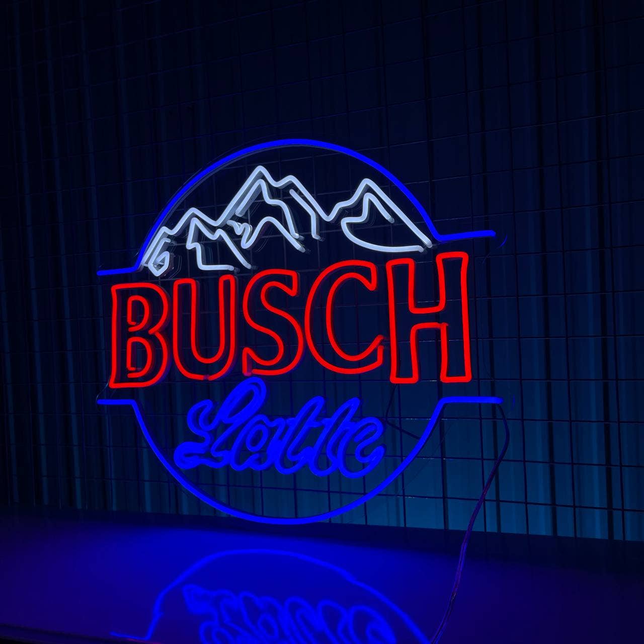 Busch Latte Neon Sign