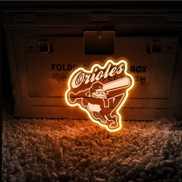 Baltimore Orioles Team Laser Sign