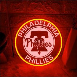 Baseball Philadelphia Phillies Laser Sign