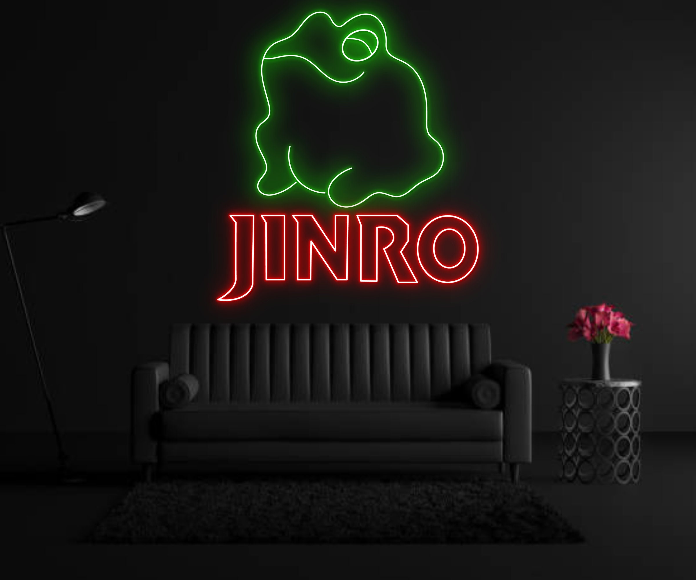 Jinro BBQ Restaurant Neon Sign