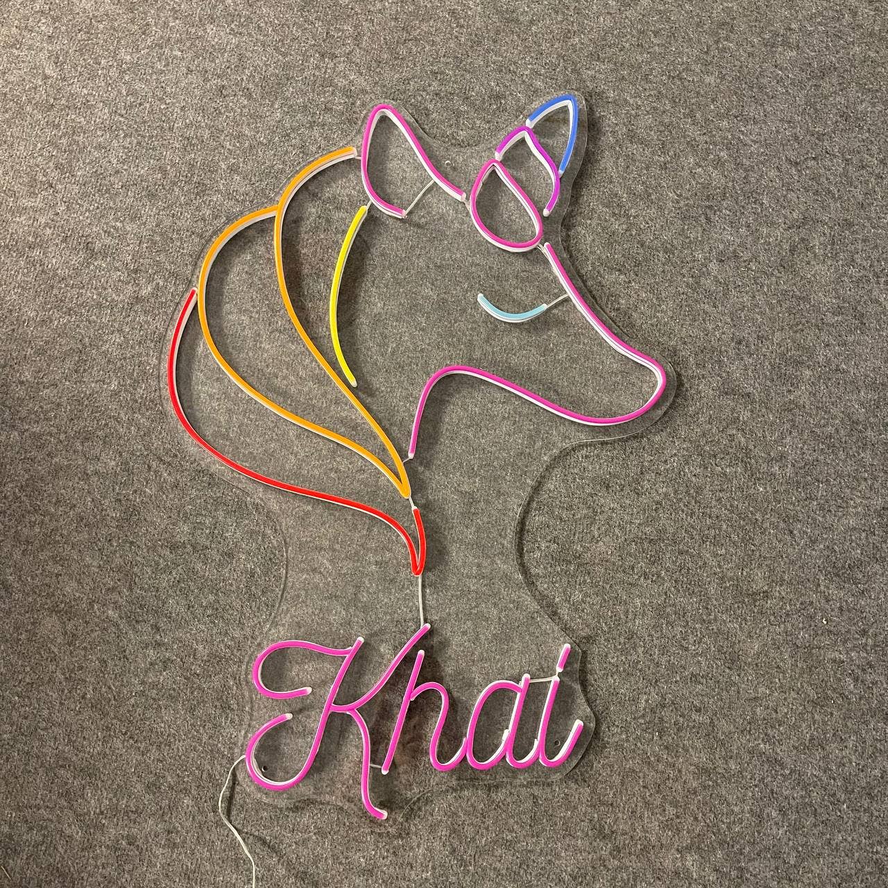 Personalized Name Unicorn Neon Sign