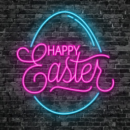 Egg Chicken Easter Neon Sign Easter Decor