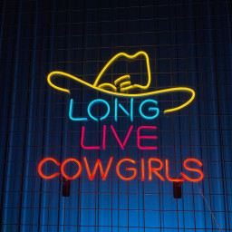 Long Live Cowgirls Neon Sign Retro Decor