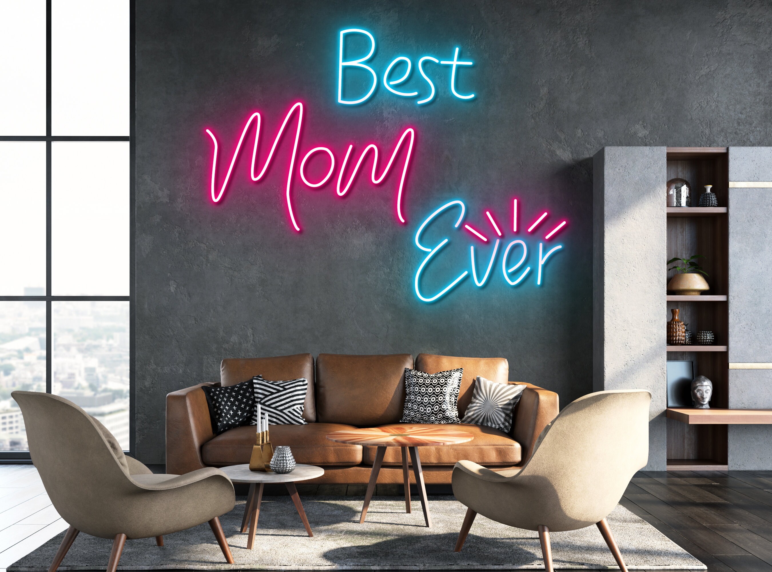 Best Mom Ever Mother's Day Neon Sign