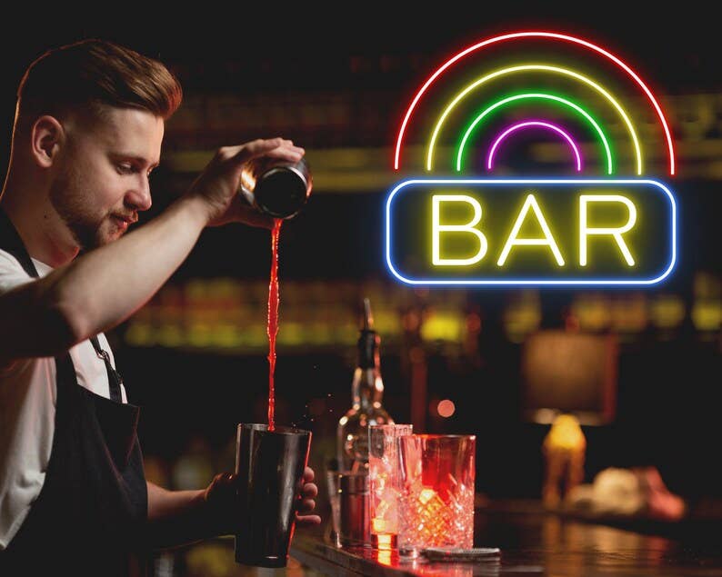 Bar Club For LGBT Neon Sign