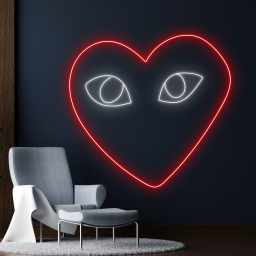 Heart Eyes Room Wall Decor Long-lasting Wall Decor