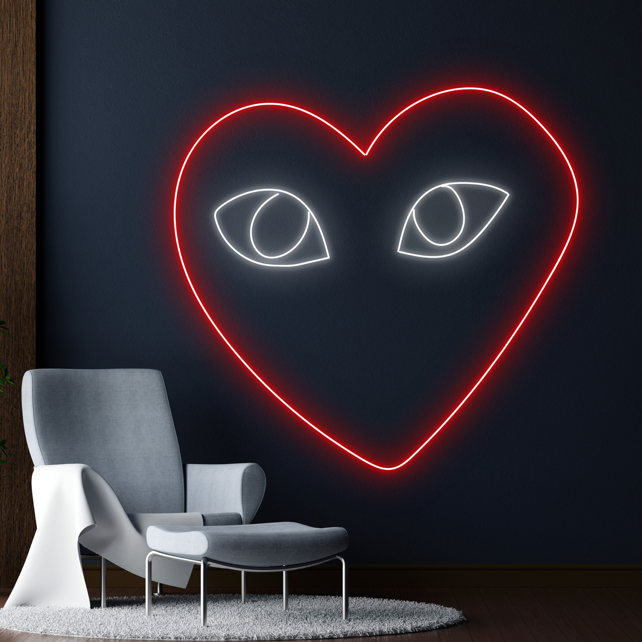 Heart Eyes Room Wall Decor Long-lasting Wall Decor