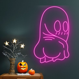 Sexy Ghost Neon Signs Halloween Long-lasting Wall Decor