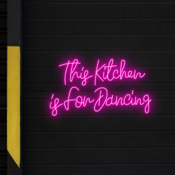 This Kitchen Is For Dancing Neon Sign