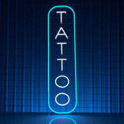 Basic Tattoo Neon Sign Tattoo Shop Store Decor Signboard