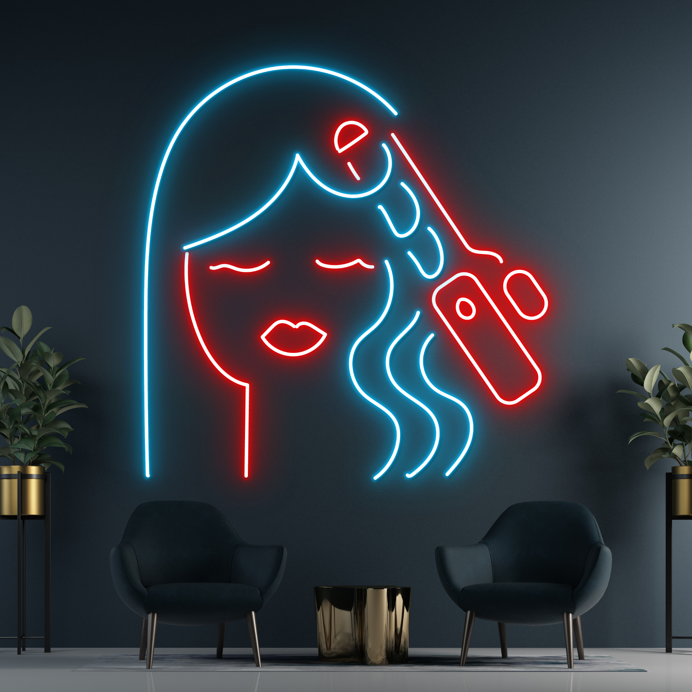 Hair Salon Neon Sign Salon Business Decor